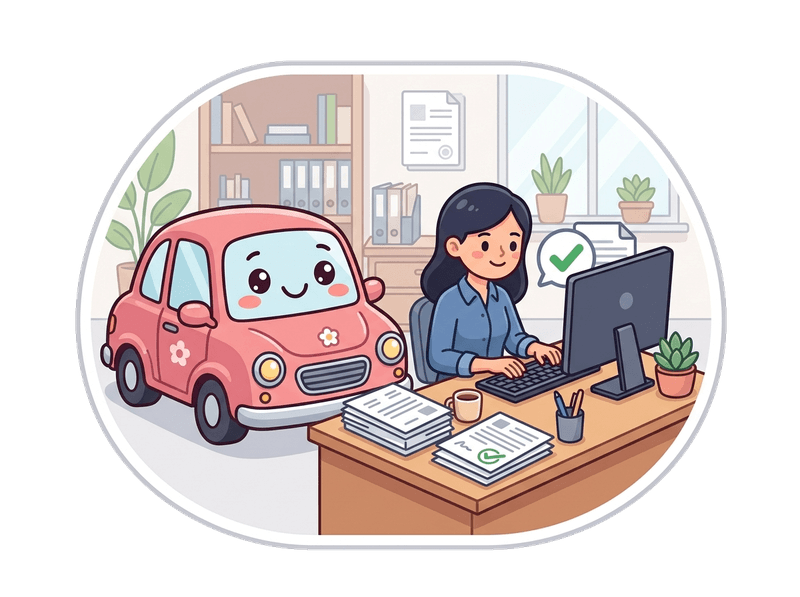 Illustration of dvla notification service service by Scrap Car SW5 Earls Court